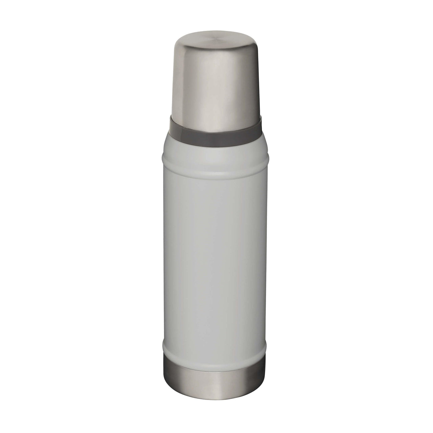 Stanley Classic Legendary Thermosflasche 750ml - Thermos Hält 20 Stunden Heiß oder Kalt - Edelstahl Thermoskanne - BPA-Frei - Spülmaschinenfest - Ash