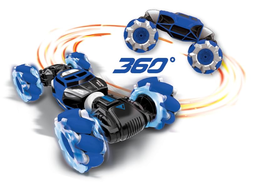 Lexibook, Extreme Crosslander, ferngesteuertes Offroad-Auto, bis zu 12km/h, Lichteffekte, inkl. Fernbedienung & Armband zur Gestensteuerung, Musik, wiederaufladbar, RC50