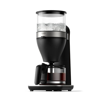 Philips Filterkaffeemaschine – 1.25-Liter-Fassungsvermögen, bis zu 15 Tassen, Boil & Brew, schwarz/silbern (HD5416/60)