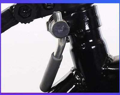 MU Mountainbike Für Kinder, Kleinstahlrahmen Mit Variabler Geschwindigkeit Kinderfahrrad Für 6-12 Jahre Alt Jungen Mädchen, Schüler Gebirgsfahrrad Mit Kessel Und Rücksitz, 6-Gang, Blau, 22Inch