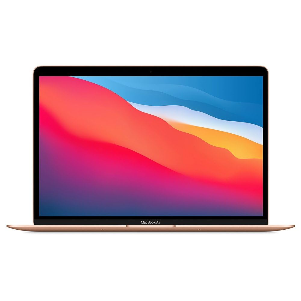 Late 2020 Apple MacBook Air with M1 Chip (13-inch, 8GB RAM, 256GB SSD Storage) (QWERTZ Germany) Gold (Generalüberholt)