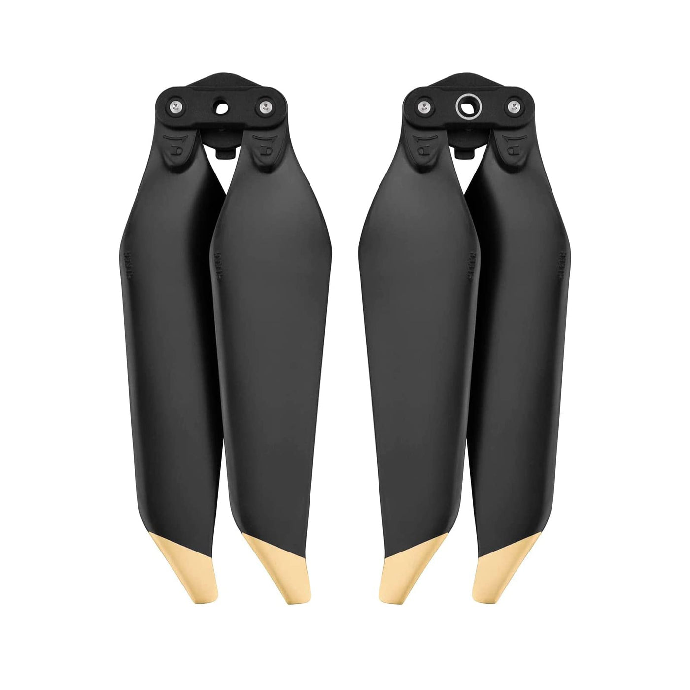 4 Paar Mavic Pro/Mavic Pro Platinum Propeller Ersatzpropellerblätter Geräuscharmes Quick-Release 8331F Flügel für DJI Mavic Pro/Mavic Pro Platinum Drohnen Zubehör Gold Spitzen