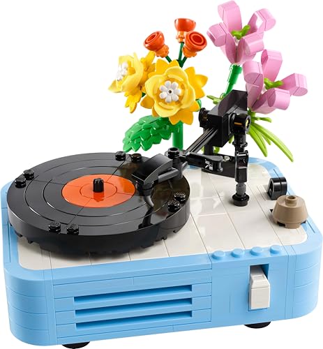 LEGO Creator 3in1 Plattenspieler mit Blumen - Spielzeug umbaubar in Radio oder Mikrofon - Musik Spielzeuge für Kinder - Kreative Geschenkidee für Mädchen und Jungen ab 8 Jahren 31172