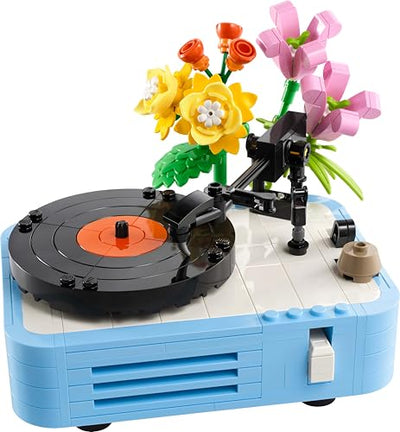 LEGO Creator 3in1 Plattenspieler mit Blumen - Spielzeug umbaubar in Radio oder Mikrofon - Musik Spielzeuge für Kinder - Kreative Geschenkidee für Mädchen und Jungen ab 8 Jahren 31172