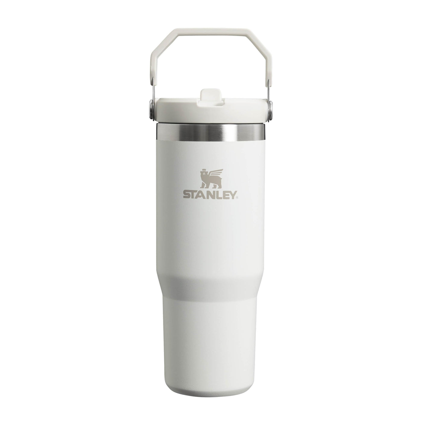 Stanley IceFlow Flip Straw Trinkflasche mit Strohhalm 0.89L - Thermosflasche Hält 12+ Stunden Kalt - Auslaufsicher - Trinkflasche Sport - Wasserflasche BPA Frei - Spülmaschinenfest - Frost