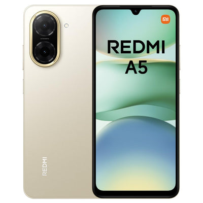 Xiaomi Redmi A5 Smartphone, 3+64GB, Gold, Superklare 32MP AI-Kamera, 5200mAh Akku, Leistungsstarker Octa-Core-Prozessor, Immersives 6,88" 120Hz Display