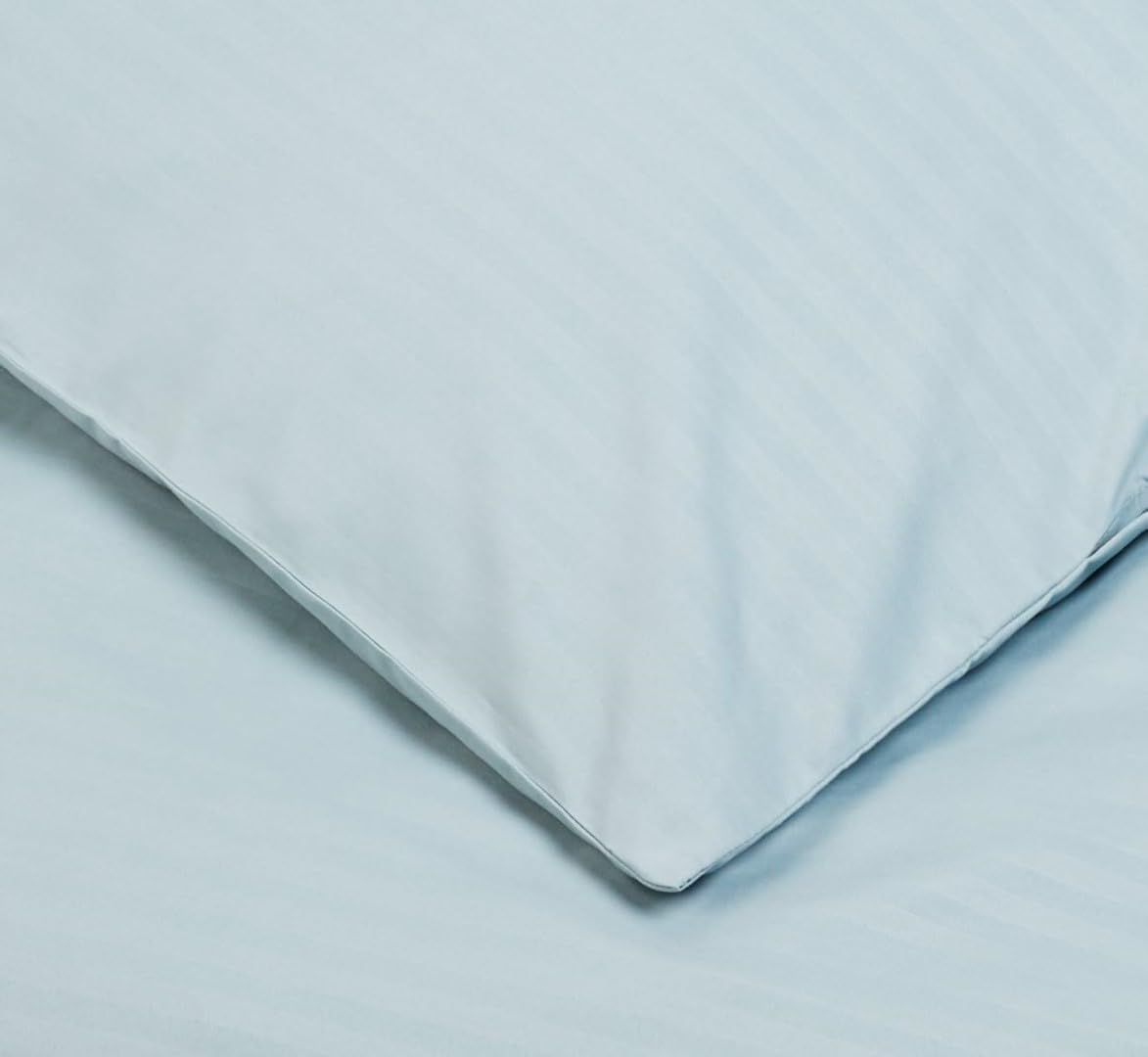 Sonive Deluxe Mikrofaser Bettbezug-Set mit Kissenbezug – Bettwäsche 135x200cm/Kopfkissenbezug 80x80cm, Spa-Blau,ÖKO-TEX Bettwäsche mit Eckbänder