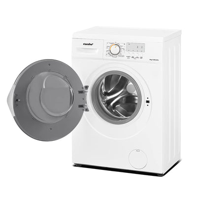 Comfee CFEW60-124 Waschmaschine / 6KG / Slim Line / D / 1200 U/min / Trommelreinigung / 15min-30min-45min Schnellwaschgang / Weiß