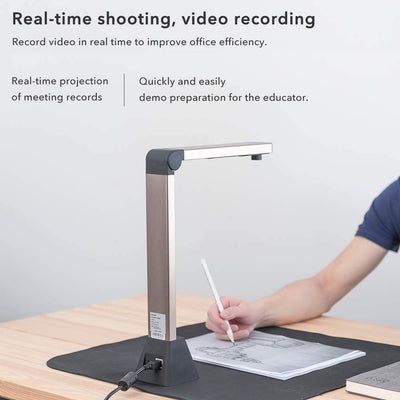 iOCHOW Dokumentenkamera A3 Scanner S1: Tragbarer Dokumentenscanner & Visualizer Mehrsprachige OCR-Erkennung USB leistungsstarke Software für Fernunterricht Büro und Bildung