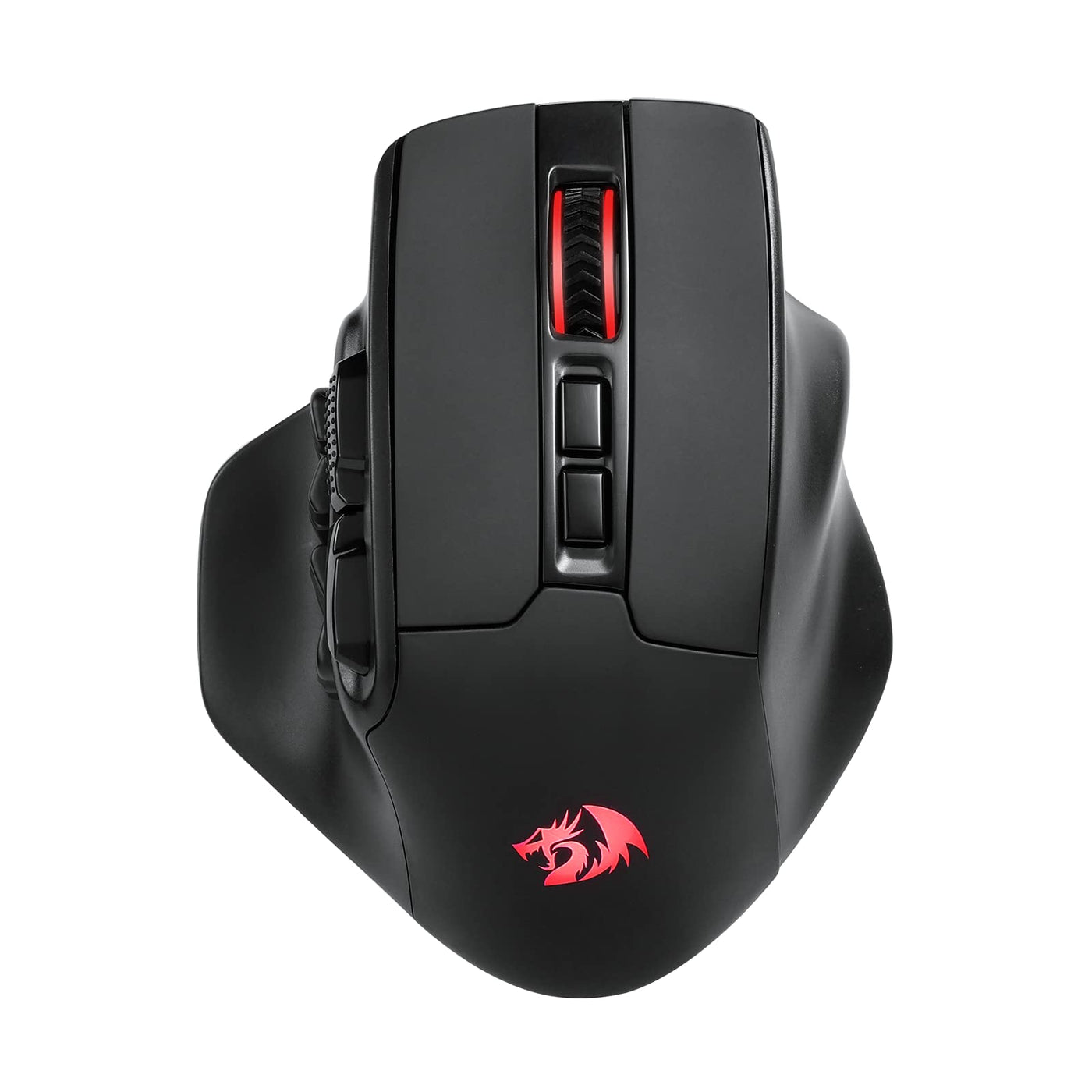 Redragon M811 Pro Wireless MMO Gaming Maus, 15 Programmierbare Tasten, RGB-Maus, 10 Seitlichen Makrotasten, Software Unterstützt DIY Tastaturbelegungen & Hintergrundbeleuchtung