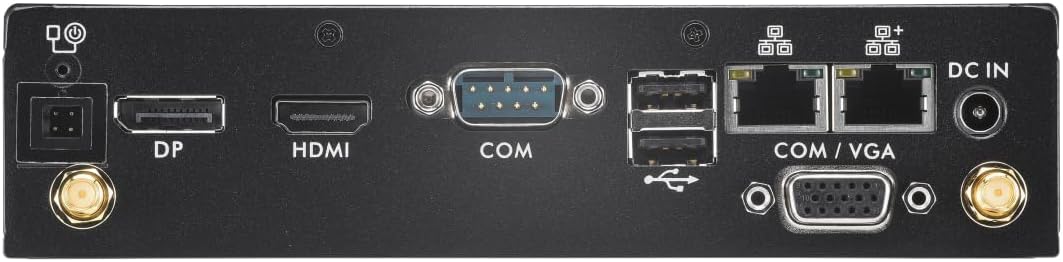 Shuttle XPC Slim Barebone DS50U5, i5-1335U, 2X LAN (1x 2.5Gbit,1x 1Gbit), 1xCOM,1xHDMI,1xDP, 1x VGA, lüfterlos, 24/7 Dauerbetrieb