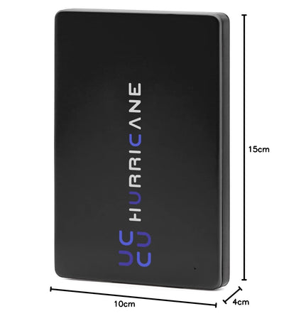 HURRICANE MD25C3 1TB Externe Festplatte 2,5" USB-C, tragbare Speicherplatte für Fotos TV Laptop PS4 PS5 Xbox kompatibel mit Windows Mac Linux - schwarz