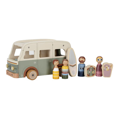 Little Dutch 7125 FSC Holz Auto Vintage Camper Bus inkl. Spielfiguren
