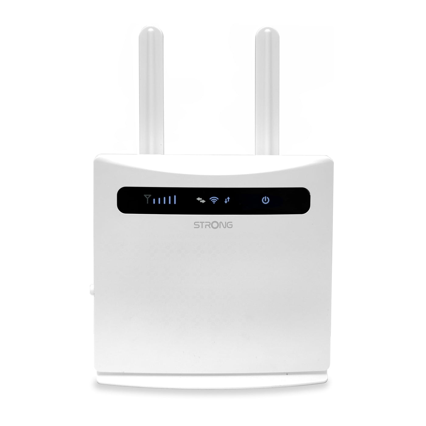 STRONG - 4G LTE Router 300 - Mobiler Hotspot - Bis zu 150 Mbps 4G/300 Mbps WLAN - 4 LAN-Anschlüsse - Für alle SIM-Karten geeignet - Abnehmbare Antennen - Einfache Installation - weiß
