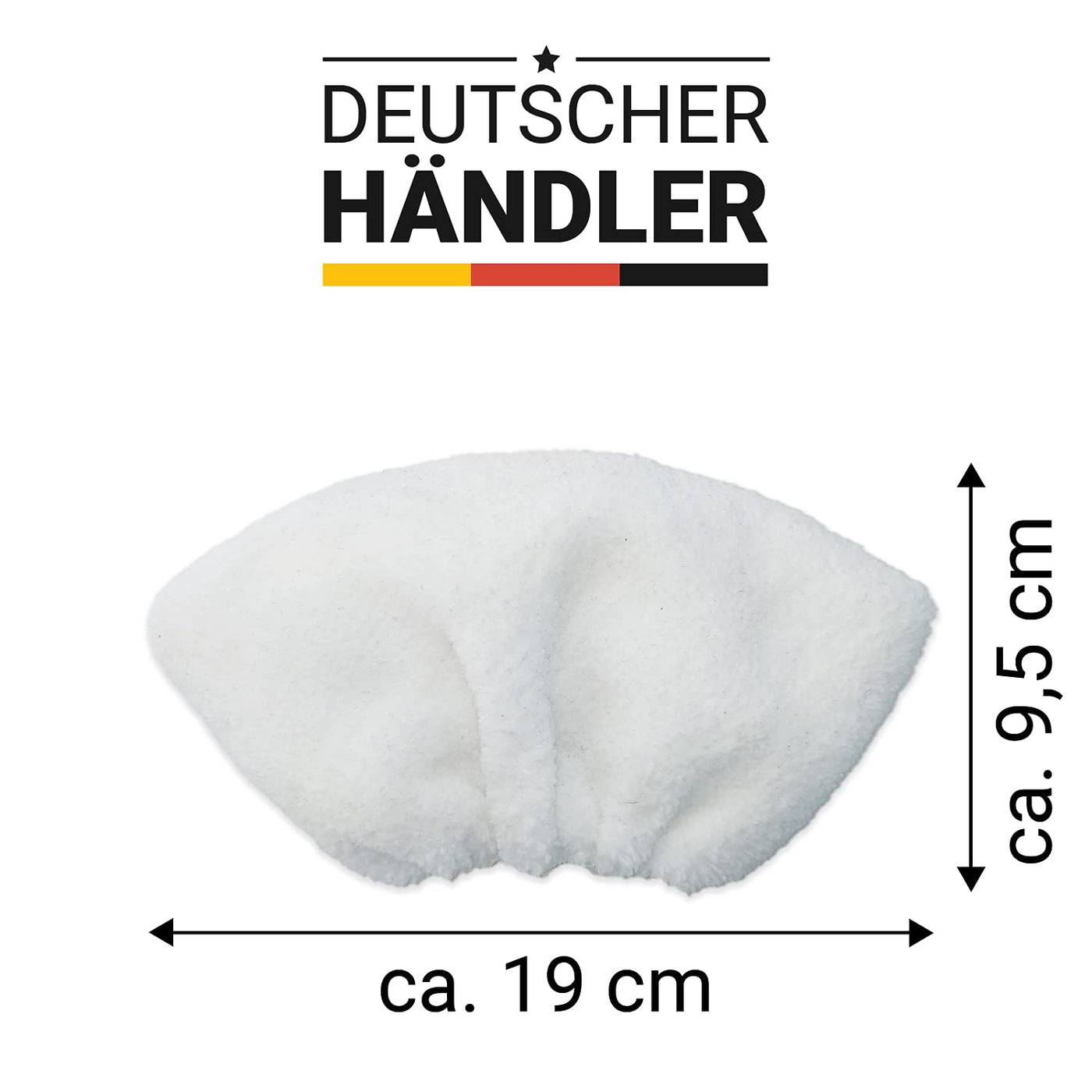 8 Mikrofaser-Tuchset waschbar, für Kärcher Dampfreiniger EasyFix SC 2, SC 3, SC 4, SC 5 (8 Handdüse)