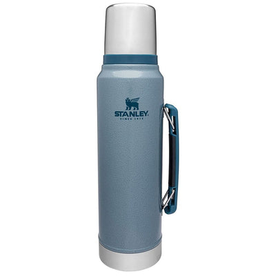 Stanley Classic Legendary Thermosflasche 1L - Thermos Hält 24 Stunden Heiß oder Kalt - Edelstahl Thermoskanne - BPA-Frei - Spülmaschinenfest - Hammertone Ice