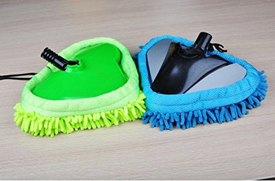TaylorHe Dampfreiniger Tücher Waschbare Strapazierfähige Ersatztücher Dampfbesen, 6er Pack (3 x Mikrofaser, 3 x Korallen Mikrofaser) Ersatzpads für Dampfreiniger mit dreieckigem Boden