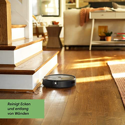 iRobot® Roomba® j7+ WLAN-fähiger Saugroboter mit automatischer Absaugstation, Kartierung und Zwei Gummibürsten für alle Böden -Objekterkennung und -vermeidung - Lernt und kartiert