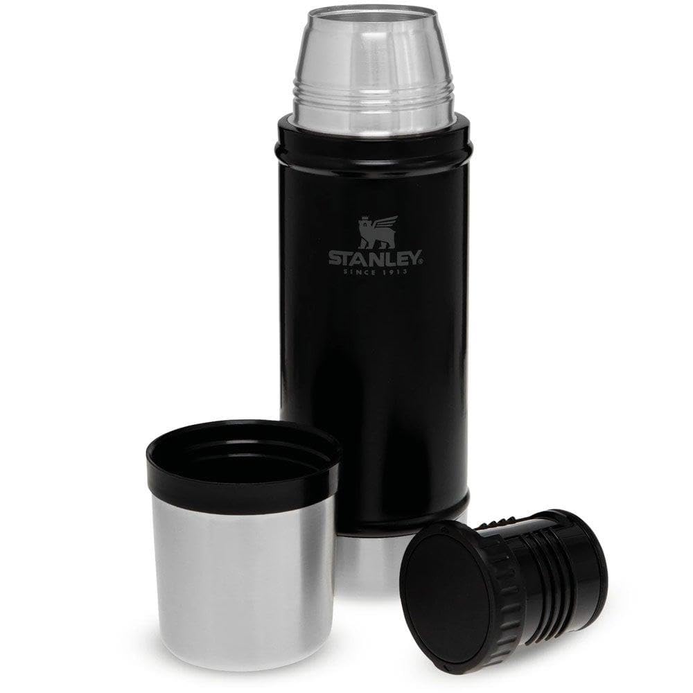 Stanley Classic Legendary Thermosflasche 473 ml - Thermos Hält 15 Stunden Heiß oder Kalt - Edelstahl Thermoskanne - BPA-Frei - Spülmaschinenfest - Matte Black