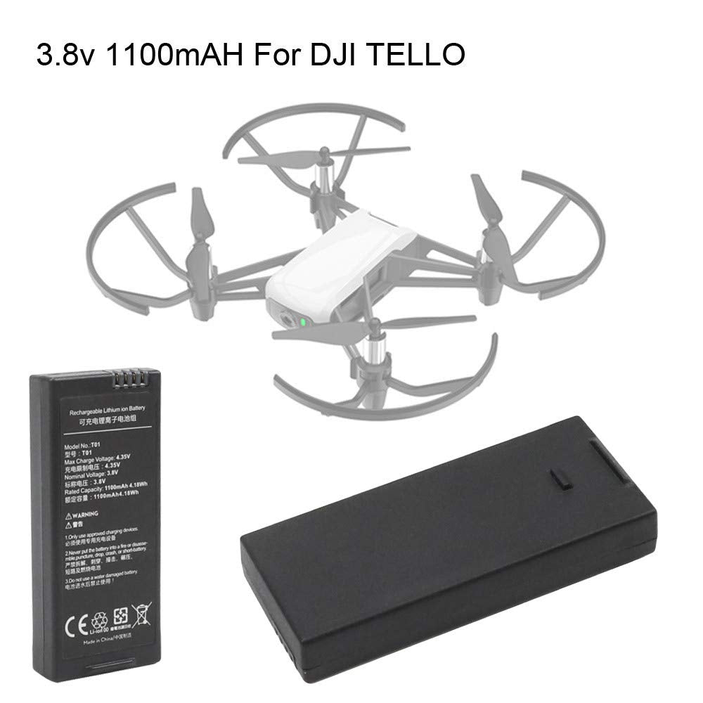 Ersatzakku 1100 mAh Für DJI Tello Drone,Colorful 3.8V 1100mAh Lipo-Batterie für DJI Tello Drone RC Quadcopter