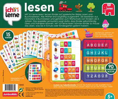 Jumbo Spiele - Ich lerne Lesen - Lernspiele ab 5 Jahren - für 1 Spieler - Vorschule Kindergarten