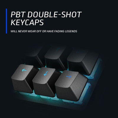 Mountain Gaming Tastatur Mechanische “Everest 60” - US ANSI - RGB Gaming Keyboard - Mechanische Gaming Tastatur mit Hot-Swap-fähige mechanische Switches, PBT Keycaps, UVM