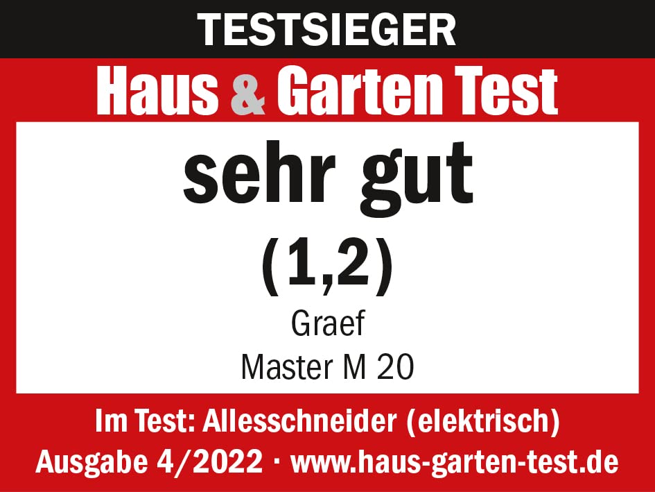 GRAEF. Master M20EU Allesschneider Edelstahl, Silber