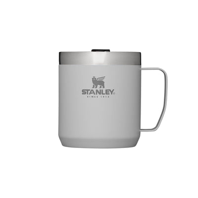 Stanley Classic Legendary Camp Mug Thermobecher 354 ml - Hält 1.5 Stunden Heiß - 3 Stunden Kalt - BPA-Frei - Spülmaschinenfest - Edelstahl Kaffeebecher To Go - Ash
