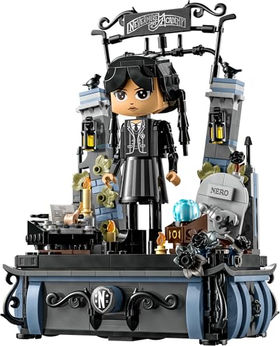 LEGO Wednesday: Wednesday Addams Baufigur, Set zum Sammeln für Kinder, Spielzeug zum Umbauen mit Elementen, Abenteuer-Spielset für ältere Mädchen und Jungen mit Spielzeugfigur 76780