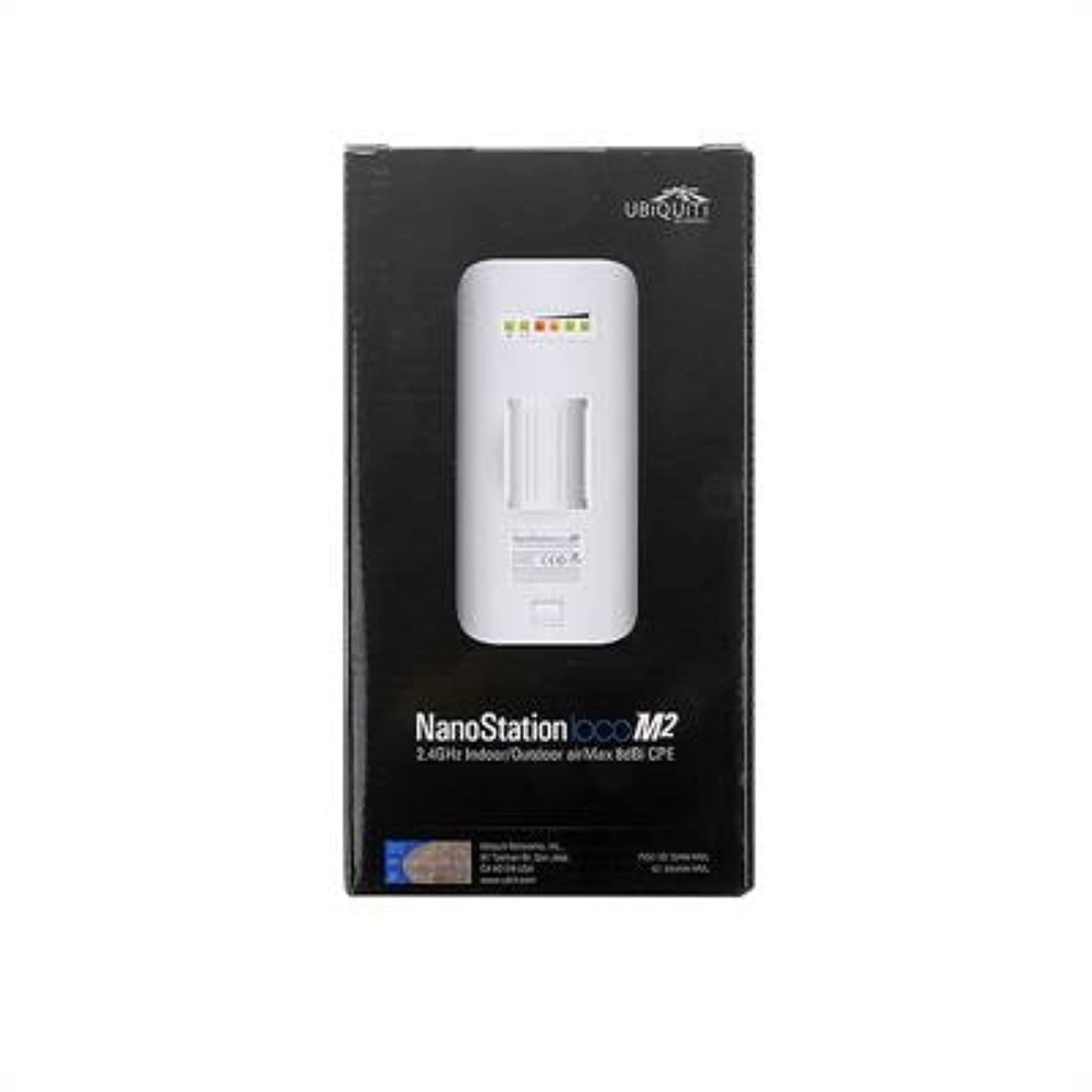 Ubiquiti NanoStation M2 LOCOM2 WLAN-Accesspoint (2.4GHz, 1x 100Base-TX) weiß