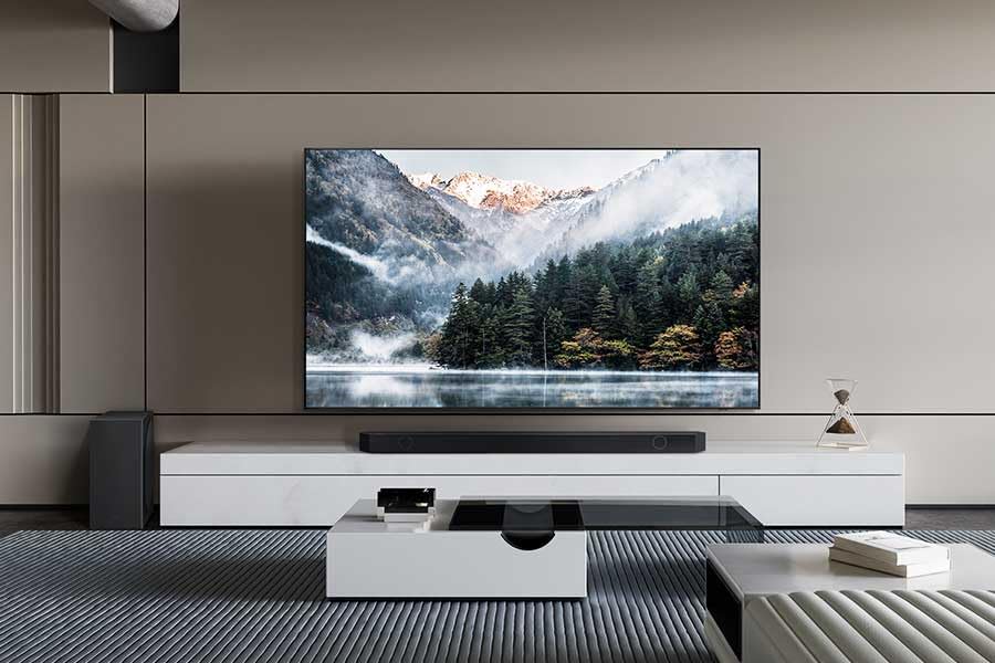 Samsung HW-Q810GD 5.1.2-Kanal Q-Soundbar für TV-Geräte, Bluetooth-Lautsprecher mit kabellosem Dolby Atmos / DTS:X, Q-Symphony, SpaceFit Sound Pro [2024]