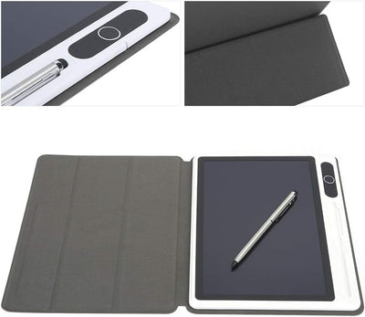 Tbest Professionelles Tragbares Digitales Doodle-Board, LCD-Schreibtafel, Elektronischer Notizblock, LCD-Tablet, Zeichenblock, Geschäftsbedarf, Handmalwerkzeug, 22,9 cm, Schwarz, mit (sc