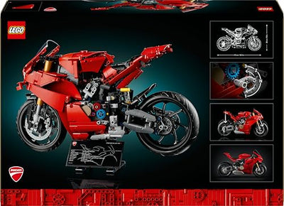 LEGO Technic Ducati Panigale V4 S Motorrad, baubares Motorradmodell, Bausets für Erwachsene, Männer und Frauen, ab 18 Jahren, Geschenkidee für Fans von Ducati und Motorrädern 42202
