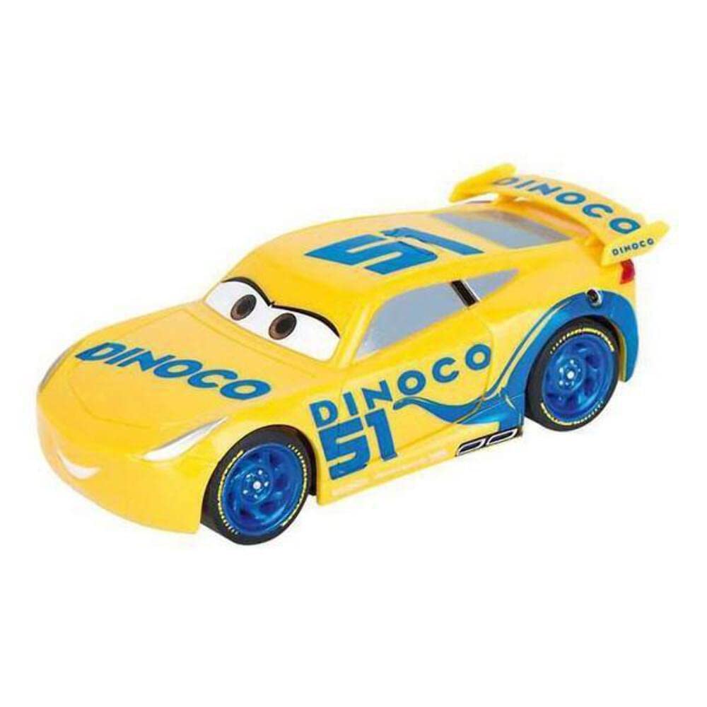 Carrera - 20063037 First Disney Pixar Cars – Race of Friends Autorennbahn I 2,4m Rennstrecke I 2 ferngesteuerte Autos mit Lightning McQueen & Cruz Ramirez I Geschenke zu Ostern