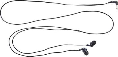 Panasonic RP-HJE125E-K Ergofit In-Ear-Kopfhörer mit kraftvollem Klang, bequemem rutschfestem Sitz und 3 Größen von Ohrstöpseln, schwarz
