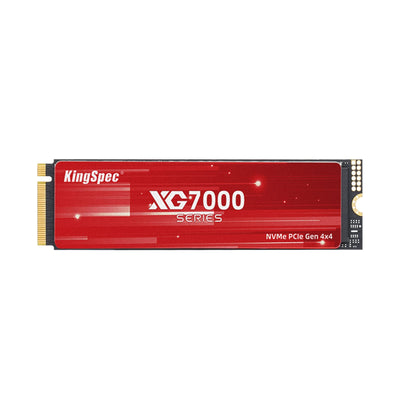 KingSpec 1TB NVMe SSD M.2 2280 Interne SSD PCIe 4.0 Gen4x4, 7400 MB/s Lesen, 6600 MB/s Schreiben, Internes Solid State Drive Kompation mit Gaming Konsole/Desktop/Gaming Laptop