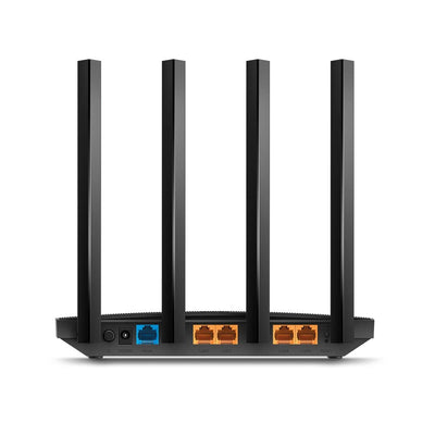 TP-Link Archer C88 Dualband Gigabit WLAN-Router (1300Mbit/s 5GHz + 600Mbit/s 2,4GHz, 4 Gigabit LAN-Port, MU-MIMO, WPA3, Gast-Netzwerk, Unterstützt Keine DSL-Funktion