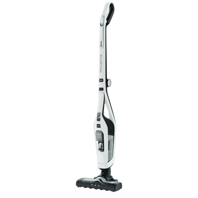 Rowenta RH6737 Dual Force 2-in-1 kabelloser Akku-Stabstaubsauger | integrierter Handstaubsauger | klappbarer Griff | sehr leicht – nur 2,5 kg | LED-Beleuchtung | Weiß