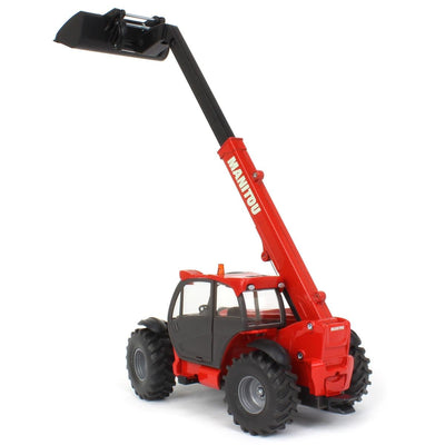 siku 3067, Manitou Teleskoplader, 1:32, Metall/Kunststoff, Rot, Beweglicher Ladearm