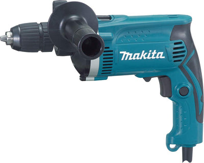 Makita HP1631KX3 Schlagbohrmaschine im Koffer, 710 W + 74tlg. Zubehör, Blau