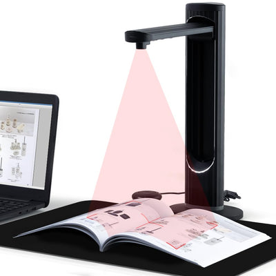 Savornest K2 Dokumentenscanner 23 MP: Automatisches Flachrechnen bis zum A3-Format Buchscanner OCR in Echtzeit für Windows Mac, SDK & Twain für Büros, Klassenzimmer und eBook