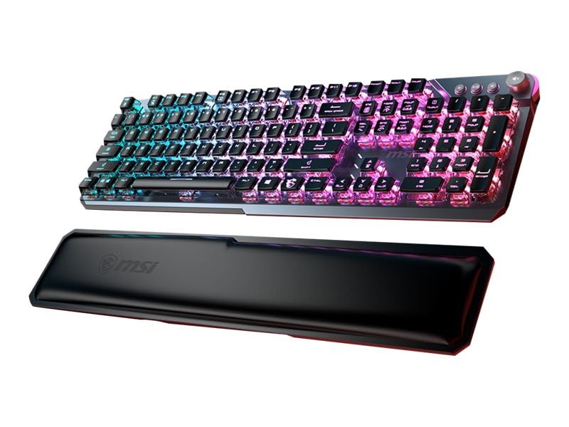 MSI Vigor GK71 Sonic RED DE Gaming Tastatur, QWERTZ, mechanisch, Sonic RED Switches, Mystic Light RGB, kabelgebunden, schwarz