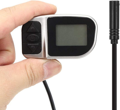 Qukaim MotorLCD Elektrozähler LCD Elektrozähler für TSDZ2 VLCD6 Motor, Mischmaterial, 6 Kerne, praktisches Display