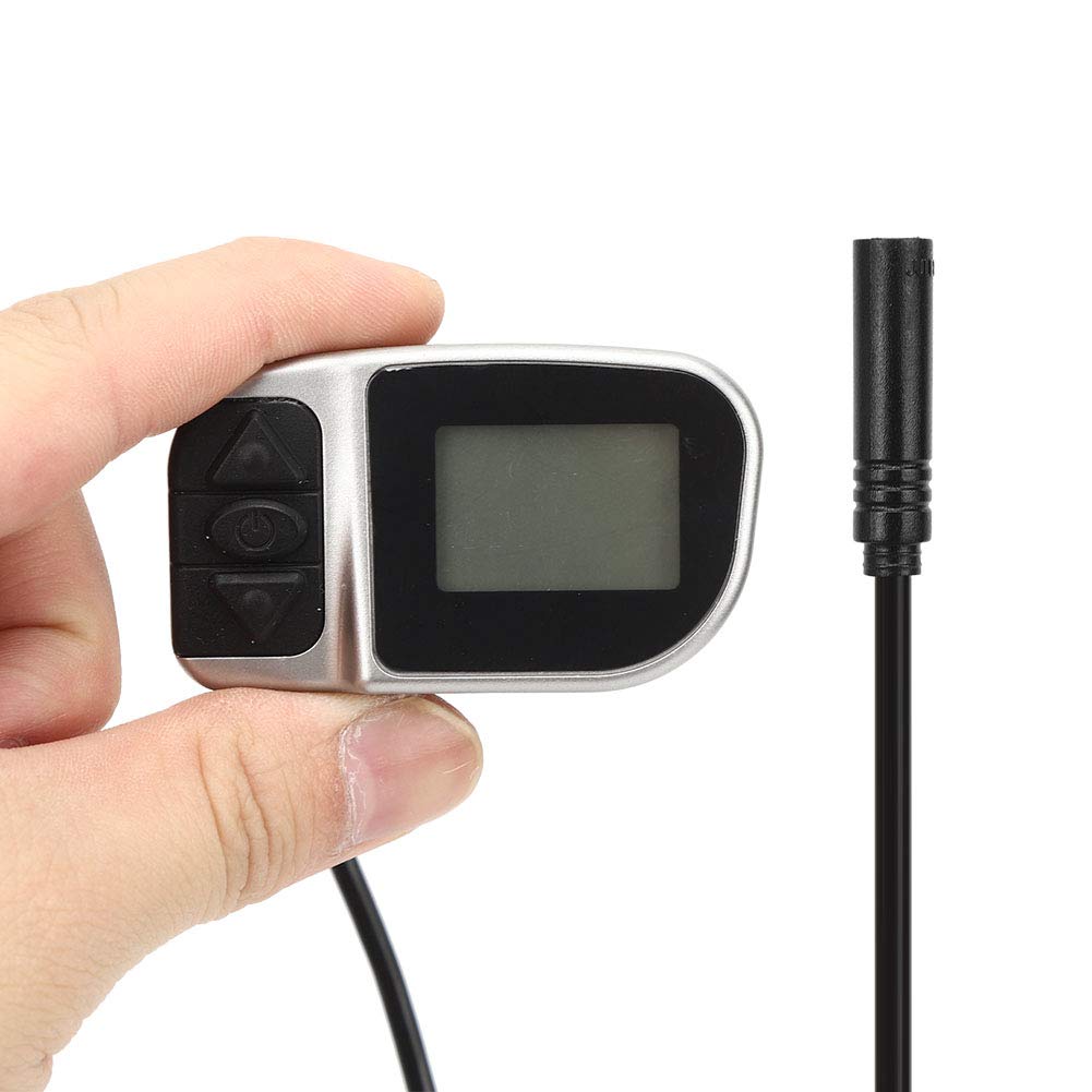 Qukaim MotorLCD Elektrozähler LCD Elektrozähler für TSDZ2 VLCD6 Motor, Mischmaterial, 6 Kerne, praktisches Display