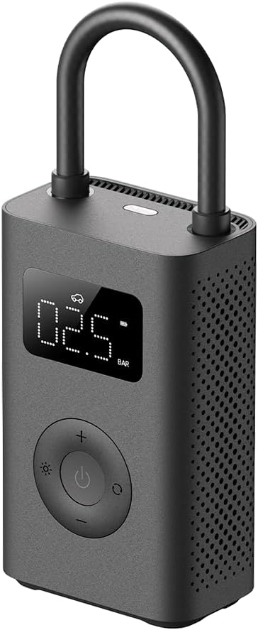 Xiaomi Portable Electric Air Compressor 2 – Tragbarer Luftkompressor für Auto, Motorrad, Fahrrad mit bis 10,3 Bar, 3–150 PSI, 6 verschiedene Modi mit Auto-Stop, 2000mAh großer Akku, USB-C, LED-Anzeige