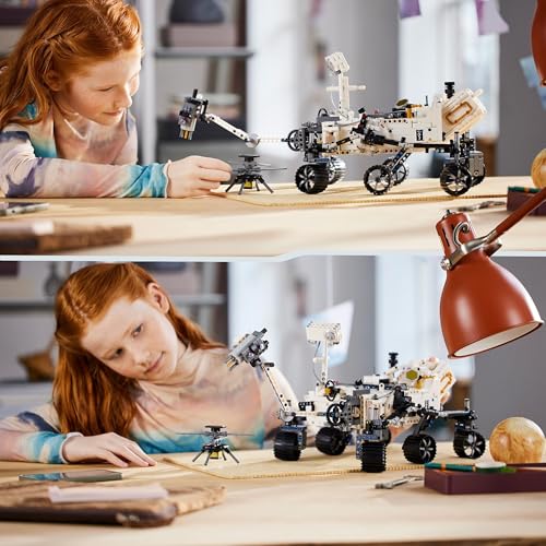 LEGO 42158 Technic NASA Mars-Rover Perserverance Weltraum Spielzeug Set mit AR-App, Wissenschafts-Spielzeug zum Bauen für Mädchen und Jungen ab 10 Jahren