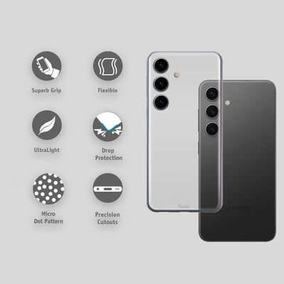 Samsung Galaxy S24 FE Hülle personalisiert mit foto. Handyhülle aus Silikon selbst gestalten Samsung Galaxy S24 FE. Geschenke personalisiert für frauen, mann, kinder,valentinstag, weihnachten