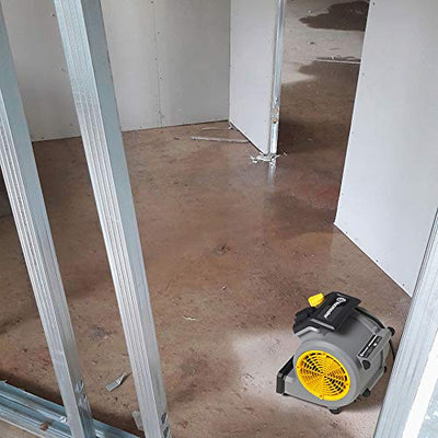 Vacmaster AM1202 Air Mover Gebläse 124 Watt mit 3 Geschwindigkeitsstufen Tischventilatoren Teppich-Trockner Ventilator Leise fur Kühlung, Lüftung, Trocknung
