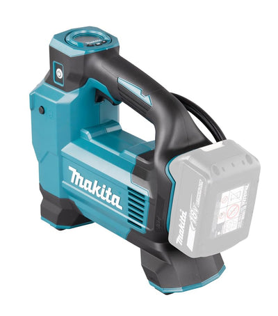 Makita DMP181Z Akku-Kompressor 11,1 bar 18V (ohne Akku, ohne Ladegerät), Petrol