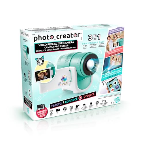 Canal Toys Video Creator – Projektorkamera mit 16 GB Speicherkarte & Cast-Funktion - Camcorder mit Projektor & LCD-Display - für Kinder ab 8 Jahren - kompakt & leicht
